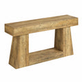 Konsolentisch rechteckig Holz Natur 120x30x75cm