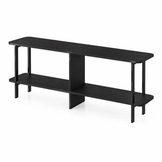 Konsolentisch Schwarz MDF 120x30x60 cm
